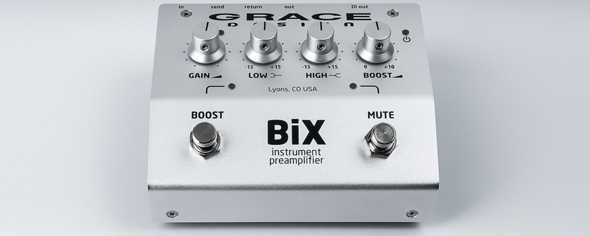 Grace Design BiX Instrumenten VorverstärkerSilber