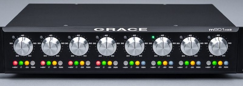 Grace Design m801mk2 8-Kanal Mikrofon Vorverstärker Detailansicht