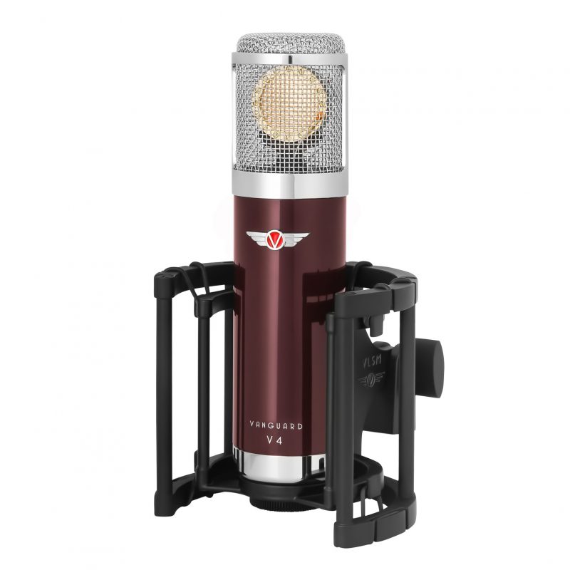 Vanguard V4 Gen2 FET-Kondesatormikrofon Vorderseite FET-condensator microphone front in Shockmount
